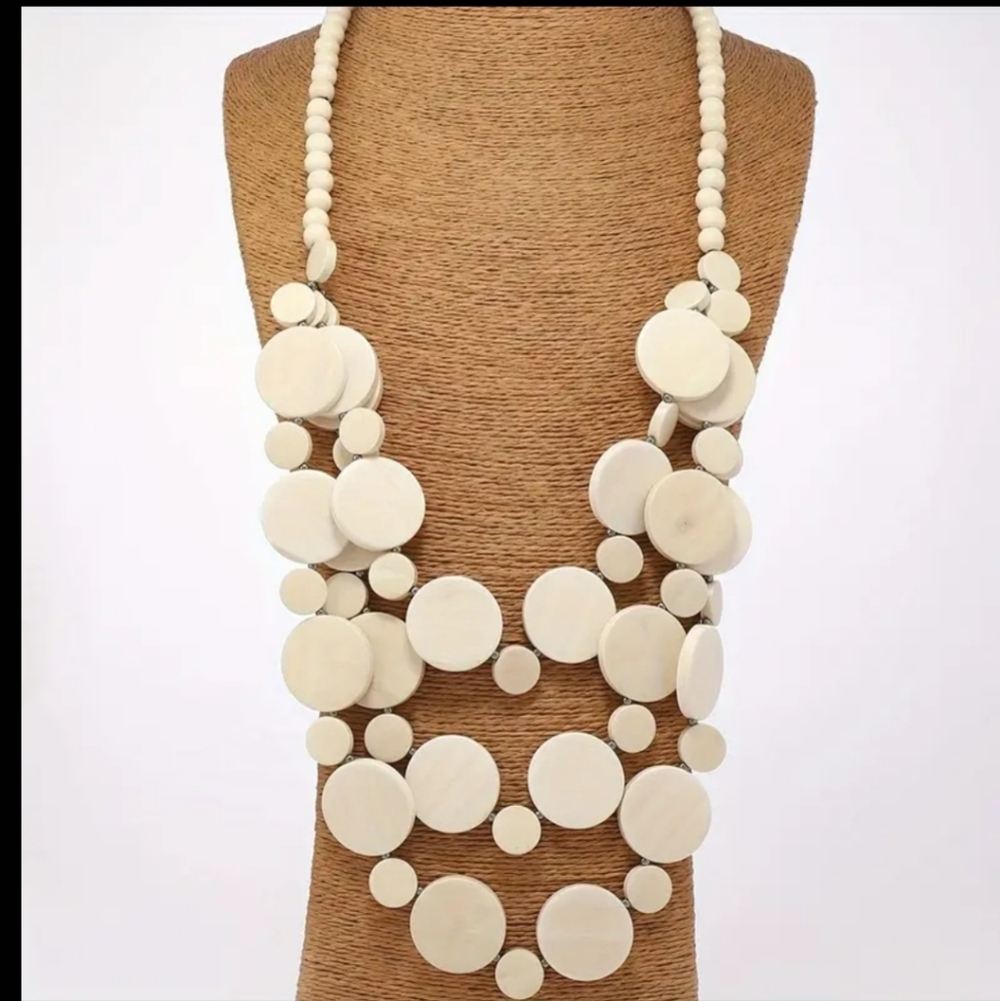 Handmade Wooden Necklace